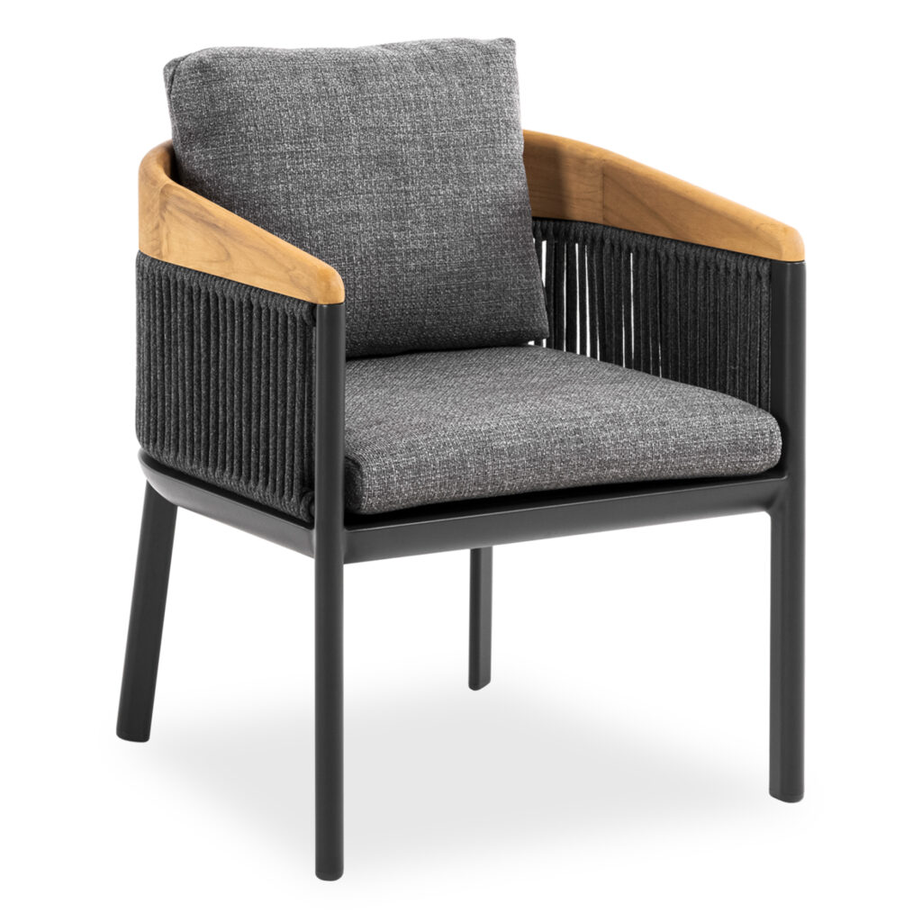 We present to you an excellent outdoor dining armchair of the ETHEREAL series in imposing dark GREY and CHARCOAL colors. A series that, together with others, raises the bar of quality and aesthetics that we offer you, both for the home and for any professional space! With unparalleled quality of construction and materials, it will upgrade the image in any space you wish.



** The color rendering of the product may differ slightly from its photographic representation on your screen.
