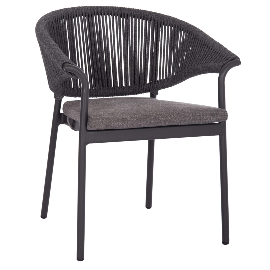 SYMETRON brings the “STELLAR” armchair. Made of aluminum and rope as a covering on the semicircular back, it exudes luxury and comfort. The color of the armchair is DARK GREY (anthracite) and all that remains is to match it with a table of similar quality and aesthetics.



** The color rendering of the product may differ slightly from its photographic representation on your screen.